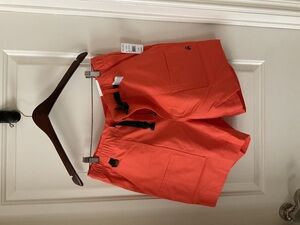 Brooks Brothers, Summer Shorts, Brand New, Large, Men’s, Orange, High Quality